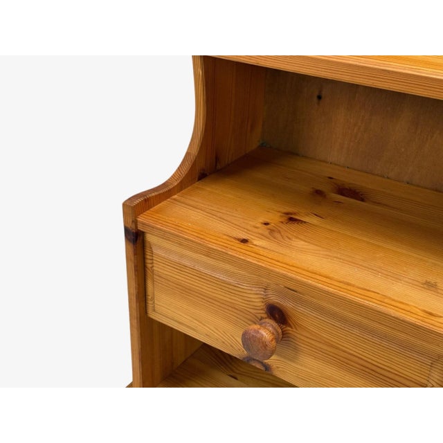 1960s Swedish Modern, Pine, Nightstands, Sweden, 1960s For Sale - Image 5 of 11