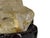 Natural Clear Crystal Koi Gold Fishes Wave Display on Wood Stand For Sale - Image 4 of 9