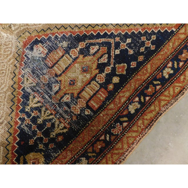 Textile Antique Persian Runner Rug. 3'8"x 10'8" For Sale - Image 7 of 18