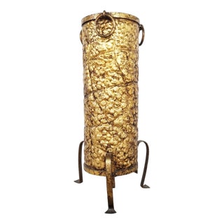 Mid-Century Copper Umbrella Stand, 1960s For Sale