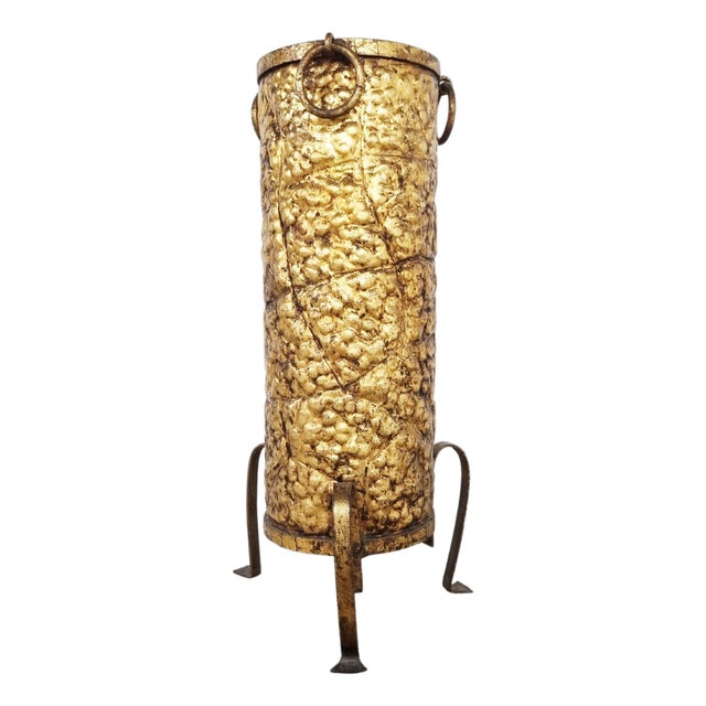 Mid-Century Copper Umbrella Stand, 1960s For Sale