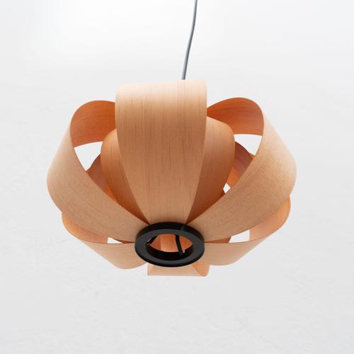 Mini Disa Wood Hanging Lamp by José Antonio Coderch for Tunds For Sale - Image 6 of 12
