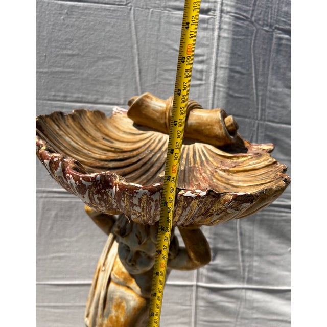 Large Antique Venetian Hand Carved Sculpture For Sale - Image 4 of 9