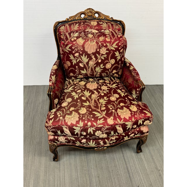 French Empire Style Bergère Armchair, Circa 1920's For Sale - Image 4 of 11