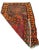 Mid-Century Modern Vintage Turkish Mini Kars Rug For Sale - Image 3 of 4