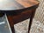 20th century Federal style Pine Kidney Shaped Vanity. Low Table Solid wood, sturdy . swing out arms and single drawer...