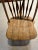 Wood 1970s American Arts and Crafts Oak Fiddleback Windsor Chair For Sale - Image 7 of 9