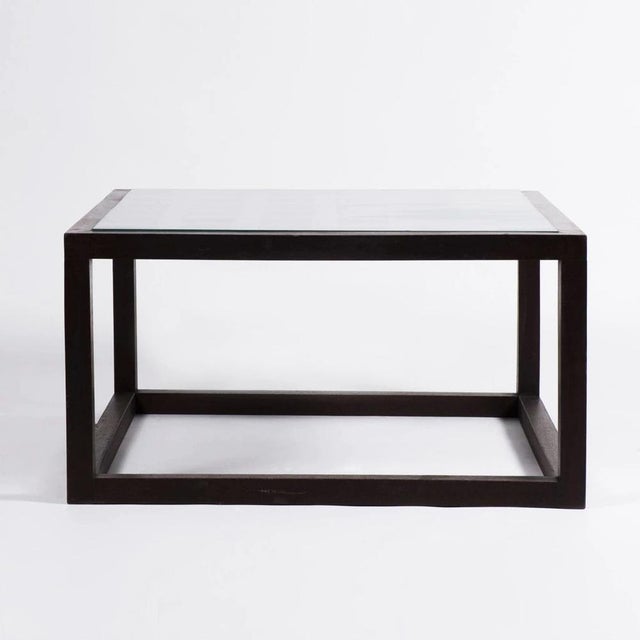 Original coffee table from the now defunct Hotel Praha, designed in the 1980s by Zbyněk Hřivnáč. The hotel provided luxury...