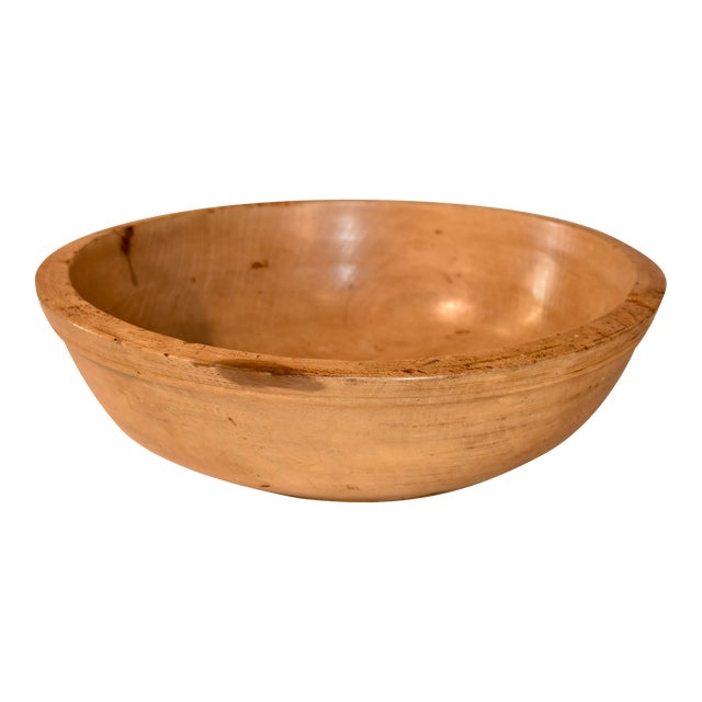 19th Century Turned Sycamore Bowl For Sale
