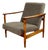 GFM-142 Armchair in Brown-Chocolate Thick Boucle by Edmund Homa, 1970 For Sale