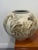 Abstract 1980s Signed Asian Hand- Painted Scenic Vases | Moon Jars For Sale - Image 3 of 12