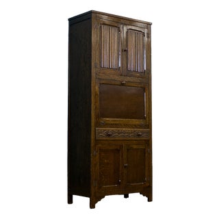 Vintage Oak Larder Cabinet, 1920s For Sale