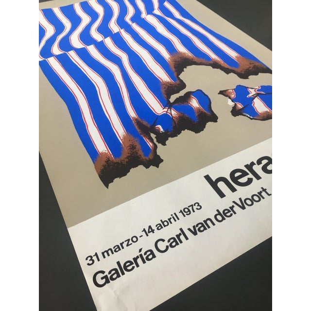 1970s Screenprint by Arturo Heras for Galeria Carl van der Voort, 1973 For Sale - Image 5 of 6