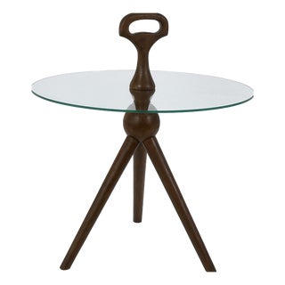 Mid-Century Teak Tripod Side Table from Cesare Lacca, Germany, 1960s For Sale