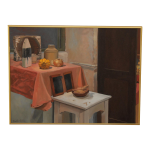 Dante Celia Surrealist Still-Life Oil Painting
