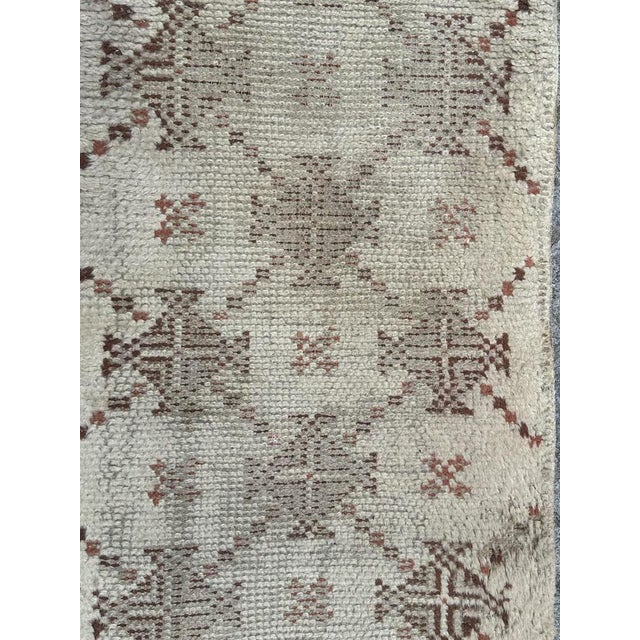 Small Moroccan Distressed Tribal Rug, 1940s For Sale - Image 13 of 18