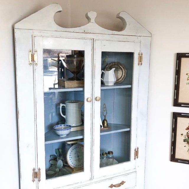 1920s Country White Farmhouse Corner China Chairish