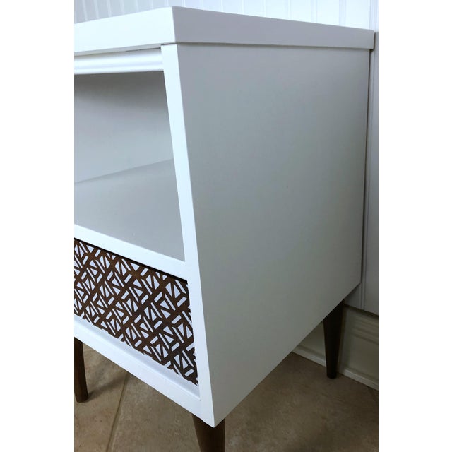 Mid Century Modern White Nightstand Chairish