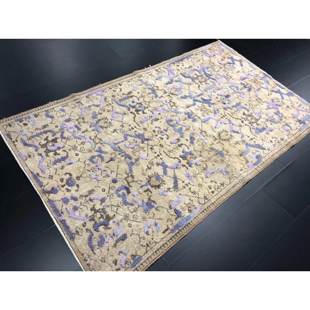 Vintage Pompom Design Turkish Anatolian Rug For Sale In Phoenix - Image 6 of 11