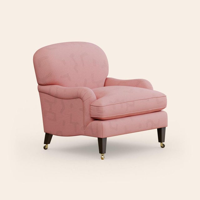 Pink Clay Sofia Lounge Chair by Ceraudo For Sale - Image 8 of 8