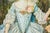 Early 19th Century Early 19th Century Charming French Neoclassical Antique Portrait Miniature Painting Woman Blue Dress Luxury Home Decor For Sale - Image 5 of 16