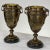 Mid 19th Century Pair of 19th Century French Napoleon III Period Bronze & Brass Urns For Sale - Image 5 of 13