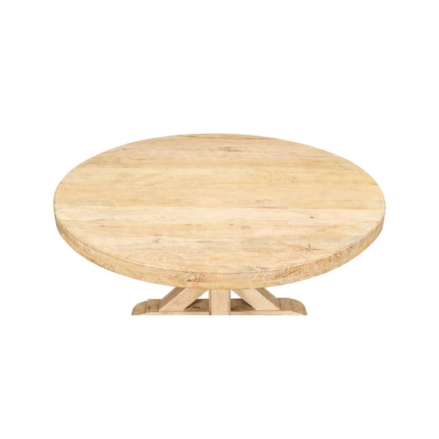 Light Wood Round Dining Table Chairish