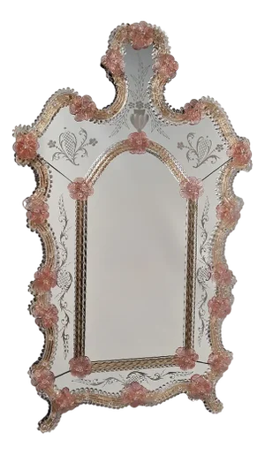 Venetian Mirror Murano Glass "San Giorgio" by Fratelli Tosi