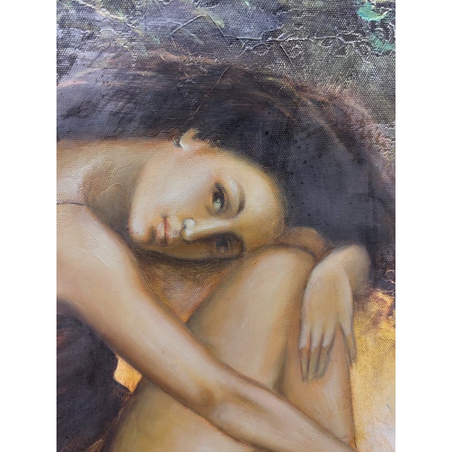 Painting of a Fairy by M.Harold For Sale - Image 4 of 12