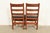 L. & J. G. Stickley Antique Mission Oak Arts & Crafts Ladder Back Side Chairs or Dining Chairs, Pair For Sale - Image 12 of 14