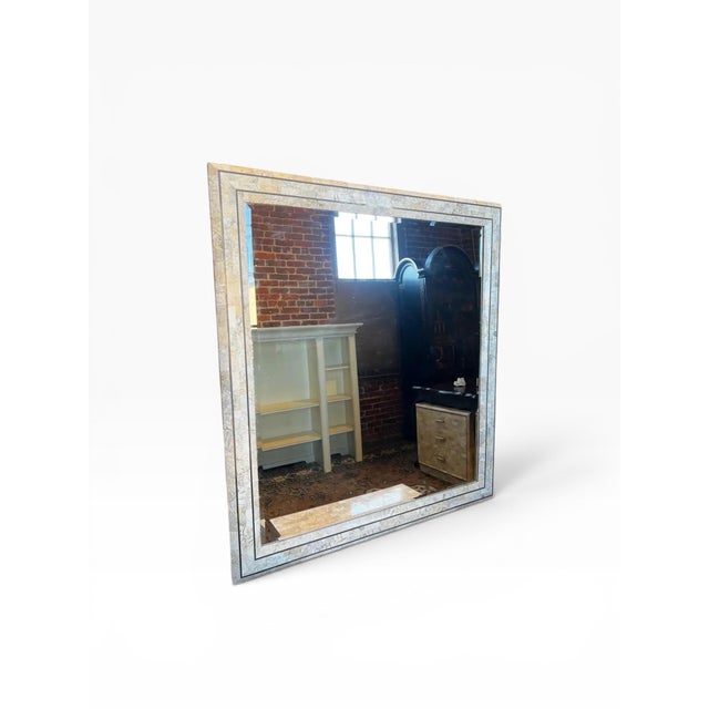 Maitland - Smith Late 20th Century Maitland-Smith Tessellated Stone Wall Mirror For Sale - Image 4 of 11