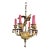 Early 1800s Gold Gilded Bronze Candle Chandelier For Sale