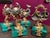Metal Vintage Italian Gilt 800 Silver Zodiac Place Card Holders with Malachite Bases, 1950s, Set of 4 For Sale - Image 7 of 10