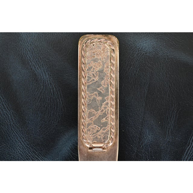 Roycroft Arts & Crafts Silver Finished Hammered Copper Letter Opener For Sale In South Bend - Image 6 of 11
