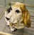 Hand-Painted Ceramic Basset Hound Figure from King, 1940 For Sale - Image 6 of 8