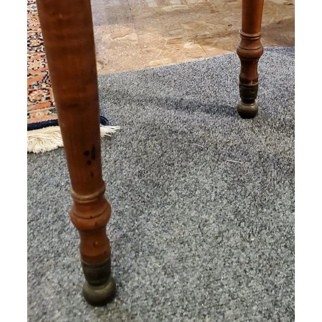 Mid-19th Century Birdseye Maple Two-Drawer Side Table For Sale - Image 12 of 13