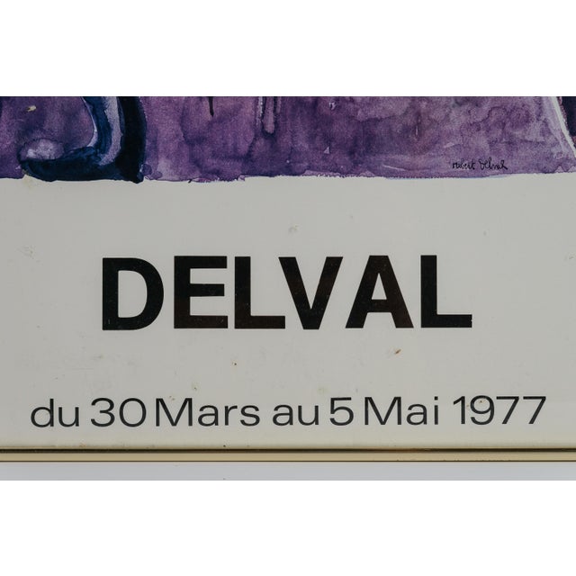 French French Galerie Broussard Exhibit Poster by Robert Delval For Sale - Image 3 of 8
