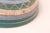 Large Teal and Gilt Ceramic "Seta" Pedestal Bowl by Aldo Londi for Bitossi Italy For Sale - Image 14 of 16