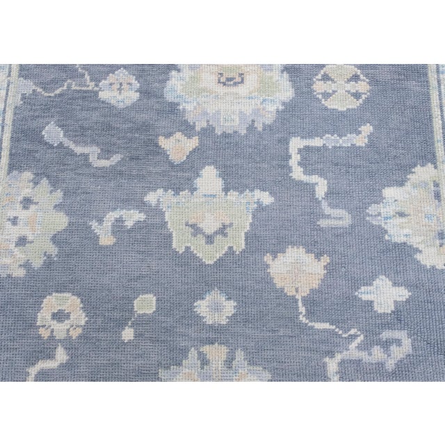 Early 21st Century Turkish Oushak Rug 5' x 6'10" For Sale - Image 5 of 8