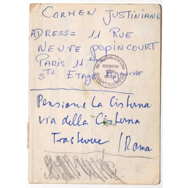 Rome Streets is a Modern Artwork realized by Herta Hausmann (1916 - 1998) in the first half of the 1940s. Original drawing...