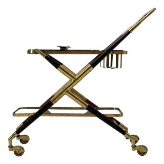 Bar Cart by Cesare Lacca, 1950s For Sale