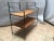 Black Small Loft Style Library Bookcase Metal and Wood For Sale - Image 8 of 18