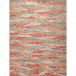 Artistic Colorful Modern Abstract Contemporary Room Size Area Rug For Sale