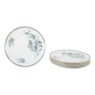 Wexiö Lunch Plates in Faience from Gustavsberg, 1890s, Set of 6 For Sale