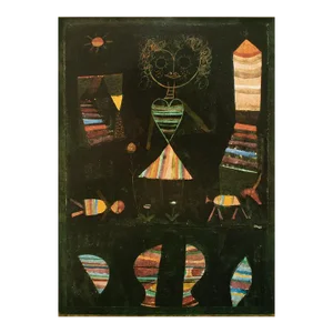 1990 After Paul Klee "Puppet Theatre", First German Edition Poster