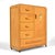 This lovely little child's armoire in maple by Edison Little Folks has handsome deco style detailing and is highly...