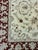 Traditional Hand-Knotted Ivory and Rust Oushak-Style Area Rug For Sale - Image 3 of 11