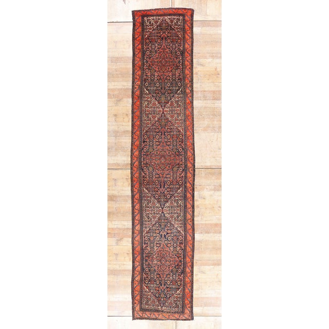 Antique Persian Bibikabad Rug Runner, 03'05 X 17'00 For Sale - Image 10 of 10
