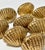 Traditional Vintage Coastal Brass Clam Shell Place Card Holders – Set of 8 For Sale - Image 3 of 5