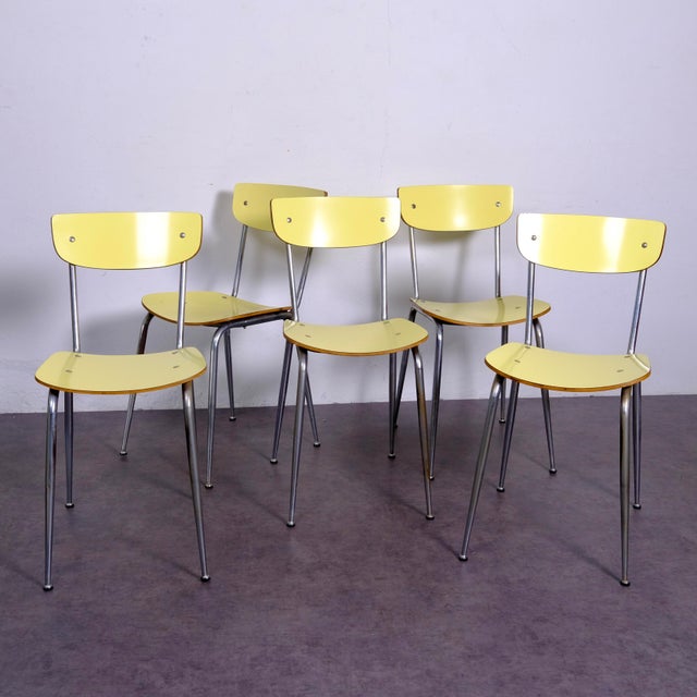 1960s Vintage Formica Kitchen Chair, 1960s For Sale - Image 5 of 18